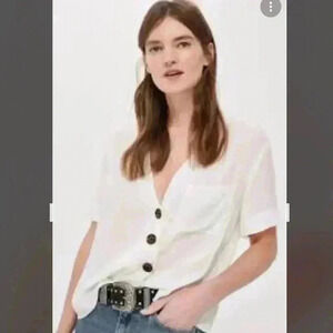 Topshop Asymmetrical Button Top Nordstrom 6